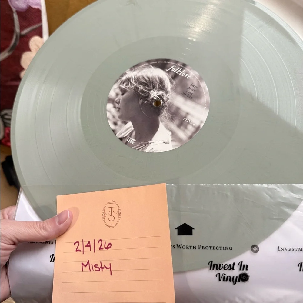 Taylor Swift Folklore Vinyl - Picture 8 of 9